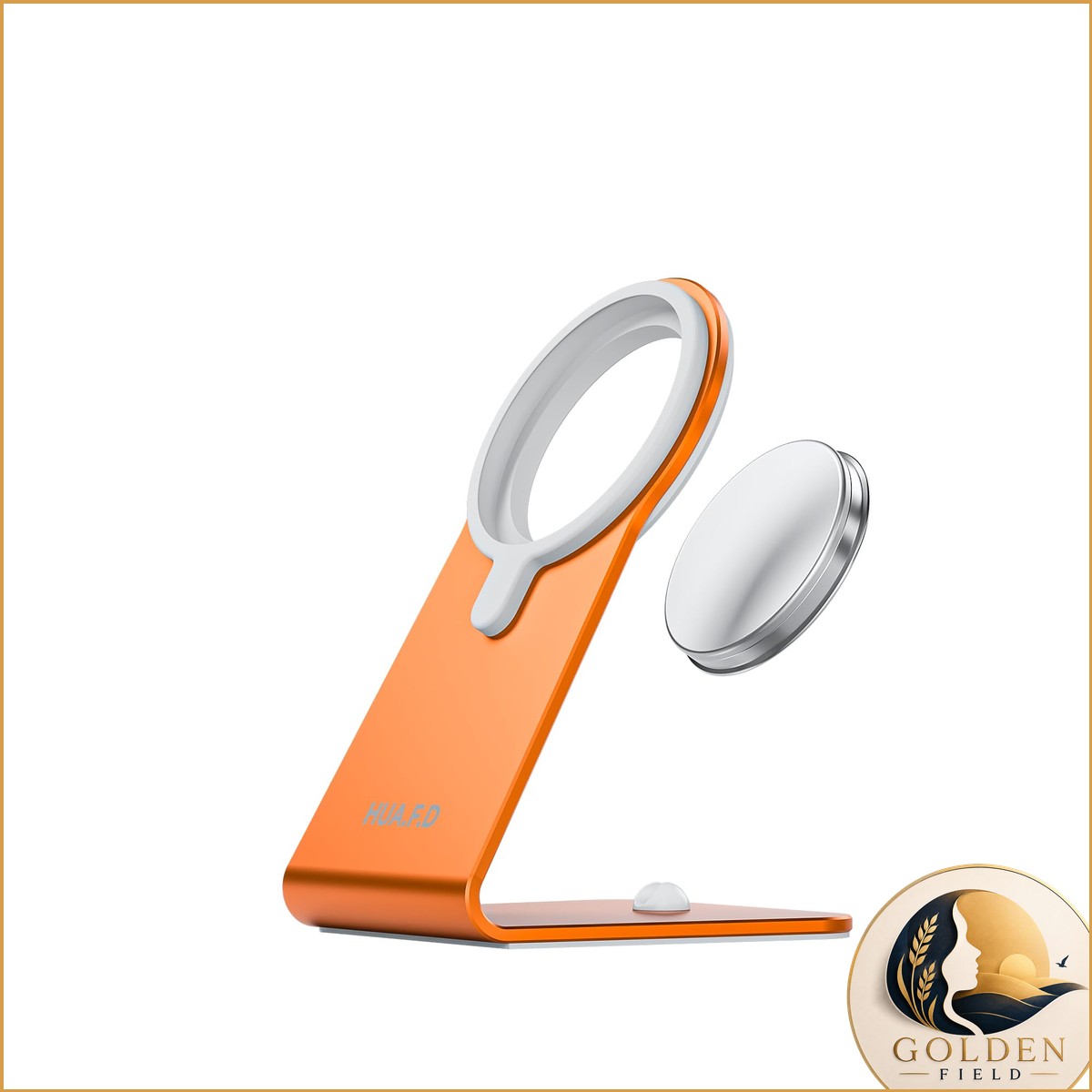 HUAFD DPS3 MagSafe Charger Stand for iPhone 17/16/15/14/13/12 - Orange