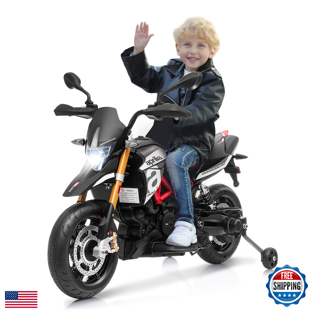 Costzon 12V Kids Motorcycle